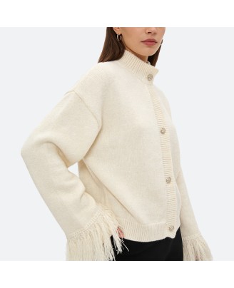 Women’s Round-Neck Cardigan