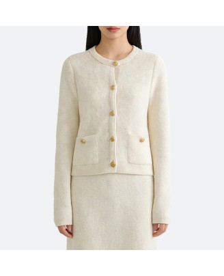 Women's button-down loose cardigan