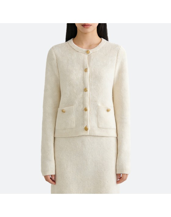 Women's button-down loose cardigan