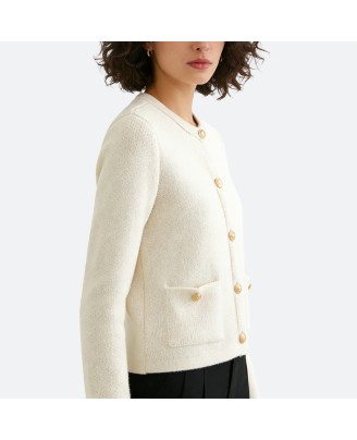 Women's button-down loose cardigan