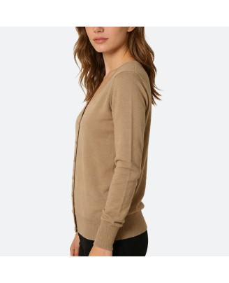 Knitted cotton cardigan