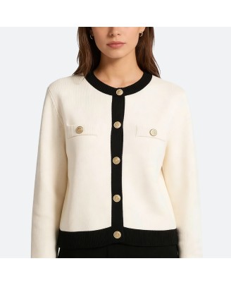 Casual Cropped Cardigan