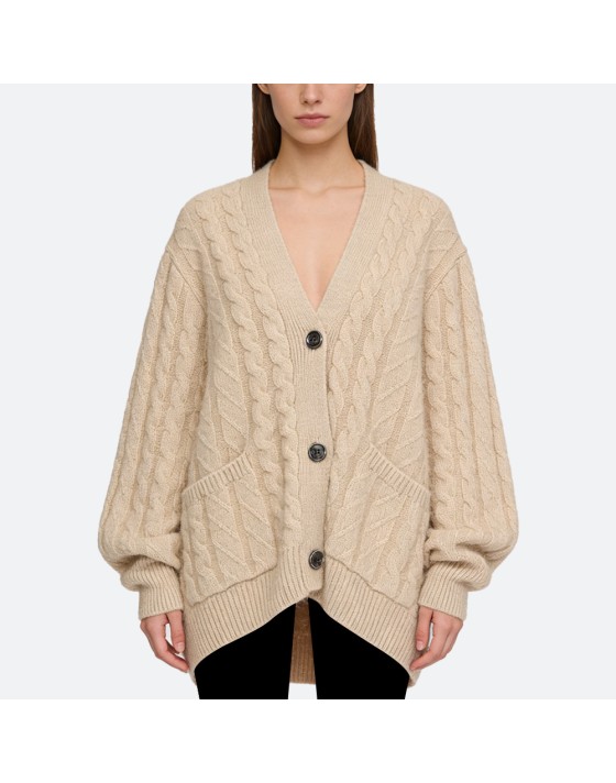 Women's Thick Knit Cardigan