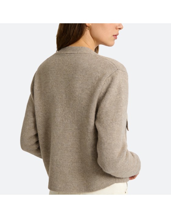 Thick Knit Cashmere Cardigan