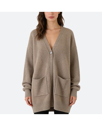 Loose Cashmere Cardigan