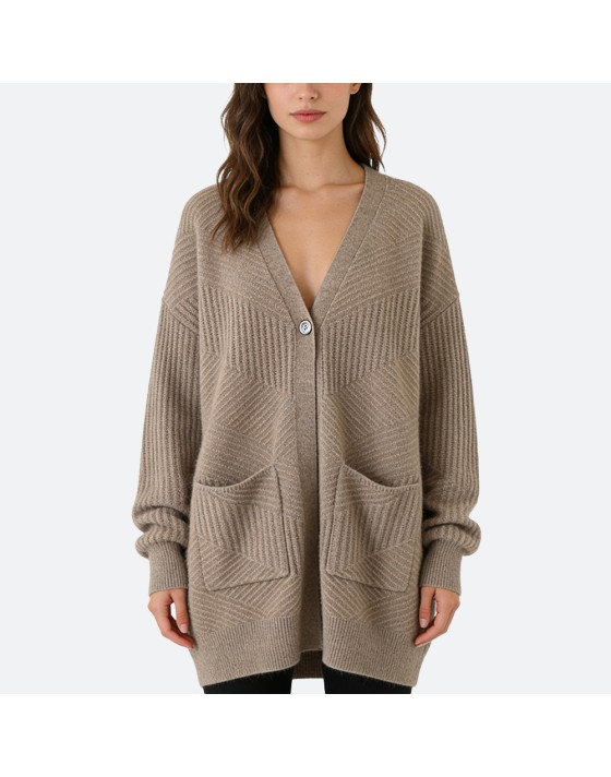 Loose Cashmere Cardigan