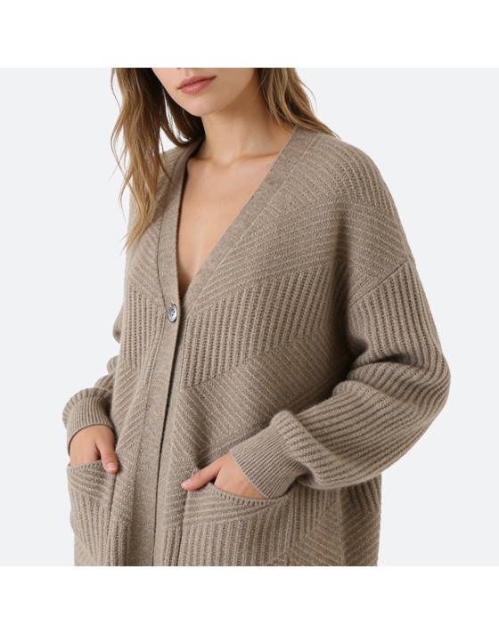 Loose Cashmere Cardigan