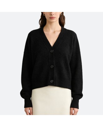 Alpaca wool blend cardigan