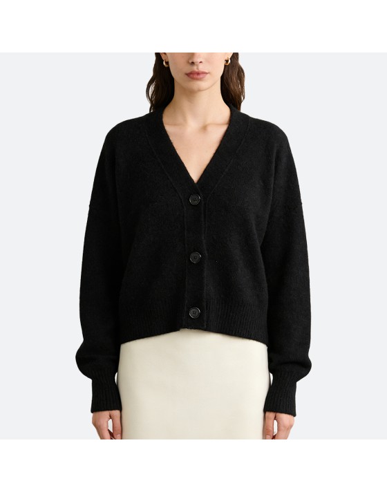 Alpaca wool blend cardigan