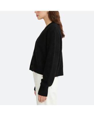 Alpaca wool blend cardigan