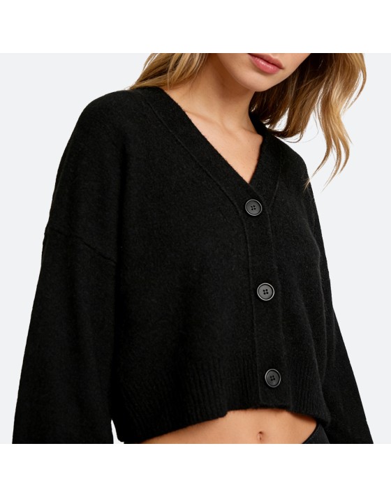 Alpaca wool blend cardigan