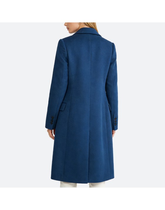 Single-Breasted Wool Coat