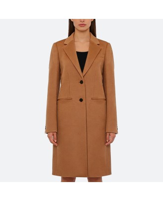 Slim-Fit Wool Coat
