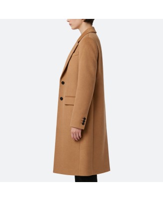 Slim-Fit Wool Coat