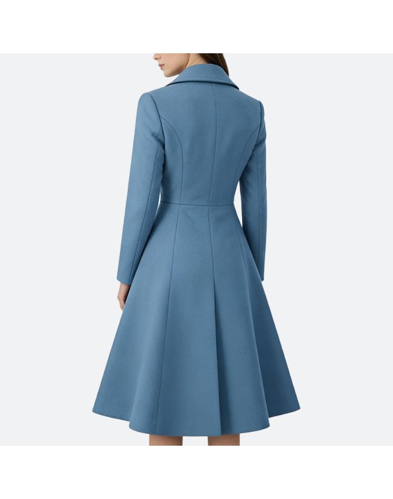 Wool Blend Long Coat