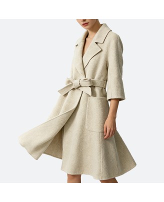 Fashion Alpaca Wool Coat