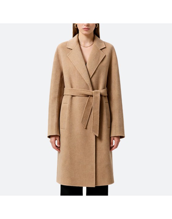 Elegant Double-Faced Cashmere Coat