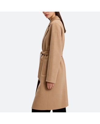 Elegant Double-Faced Cashmere Coat