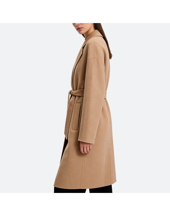 Elegant Double-Faced Cashmere Coat