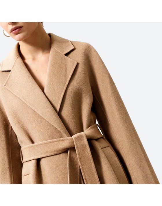 Elegant Double-Faced Cashmere Coat