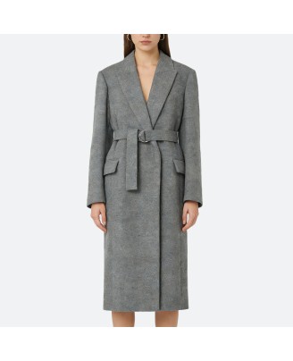 Double-Faced Long Wool Coat