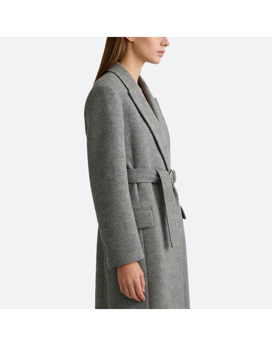 Double-Faced Long Wool Coat