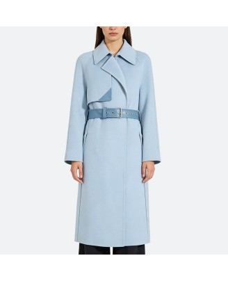 Double-Layer Wool Coat