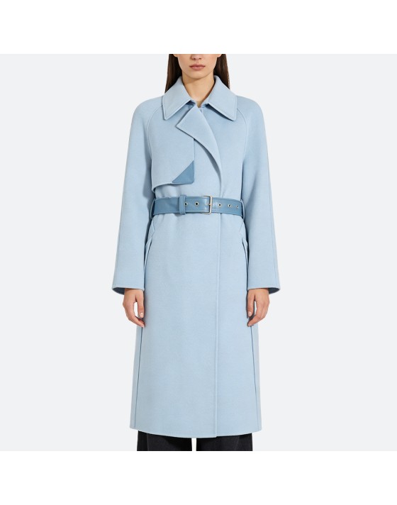 Double-Layer Wool Coat