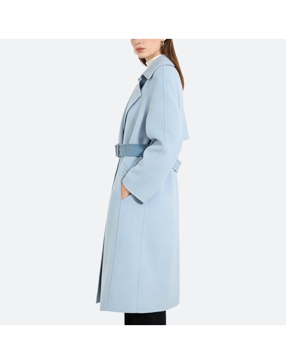 Double-Layer Wool Coat