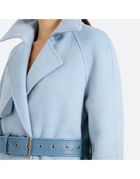 Double-Layer Wool Coat