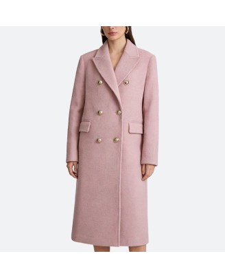 Pink cashmere coat