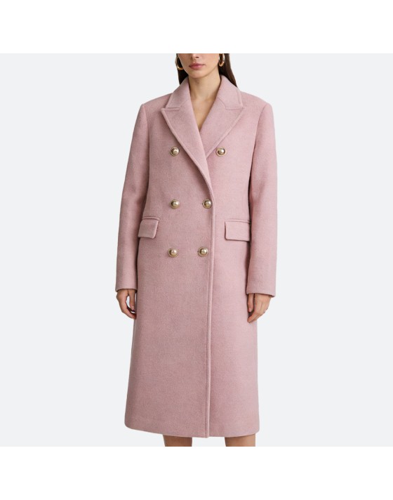 Pink cashmere coat