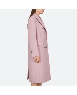 Pink cashmere coat