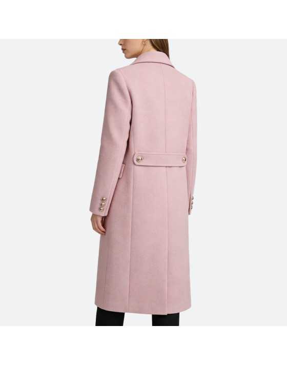 Pink cashmere coat