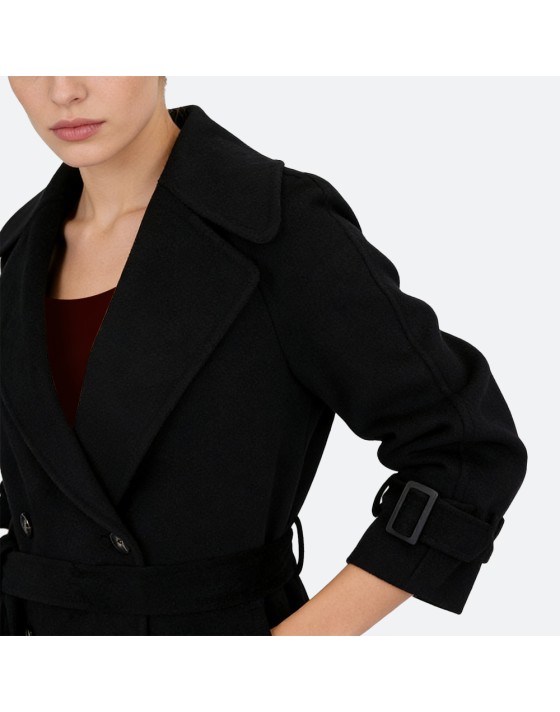 Black cashmere coat Black cashmere coat