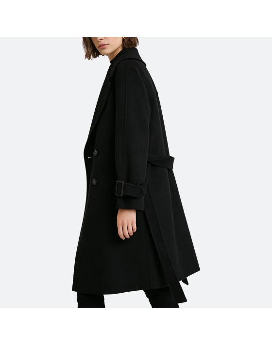 Black cashmere coat Black cashmere coat