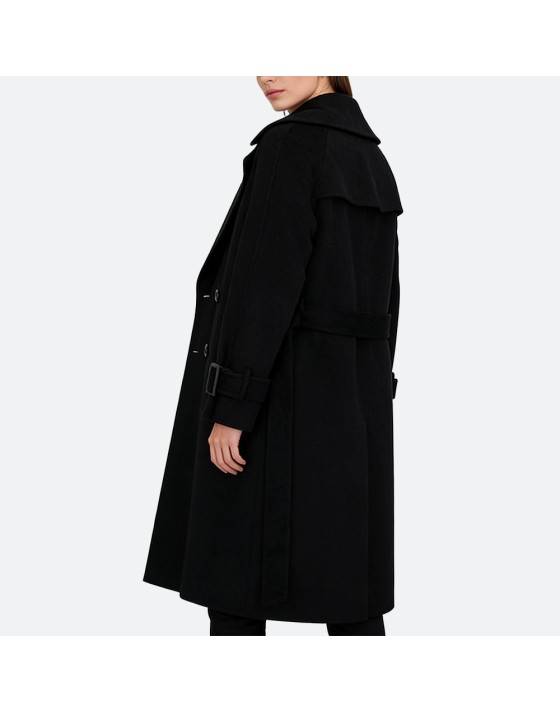 Black cashmere coat Black cashmere coat