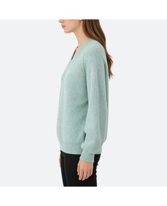 V-Neck Pullover Sweater