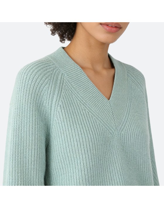 V-Neck Pullover Sweater