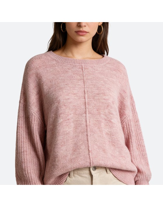 Long-Sleeve Stretch Sweater