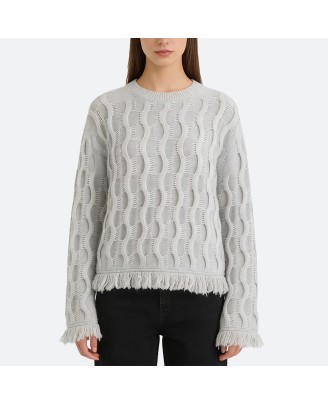 Chunky Mohair Pullover Sweater
