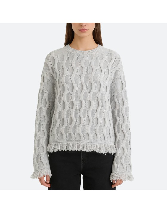 Chunky Mohair Pullover Sweater