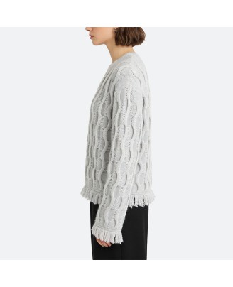 Chunky Mohair Pullover Sweater