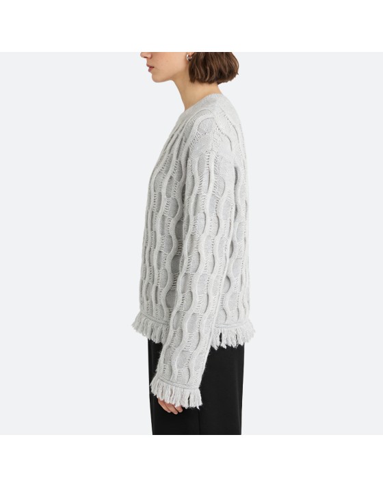 Chunky Mohair Pullover Sweater