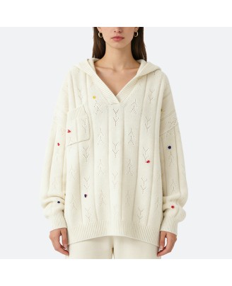 Colorful 3D Pullover Sweater