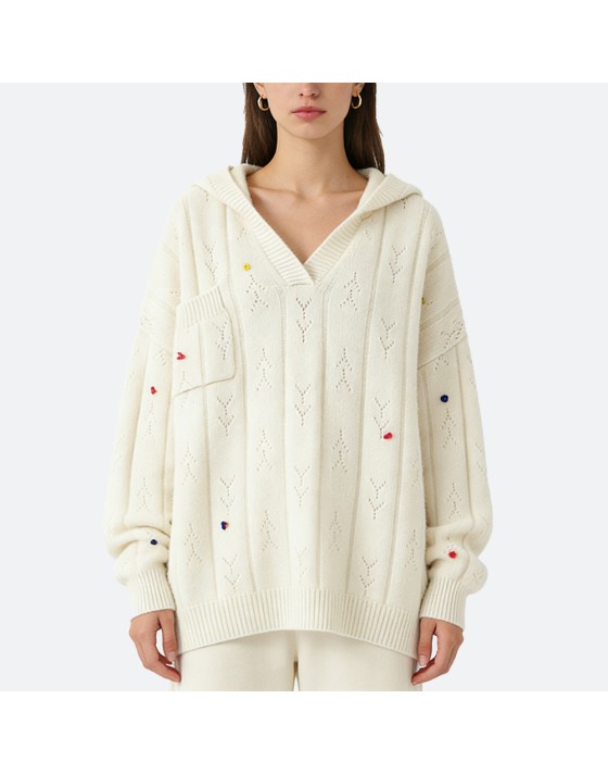 Colorful 3D Pullover Sweater