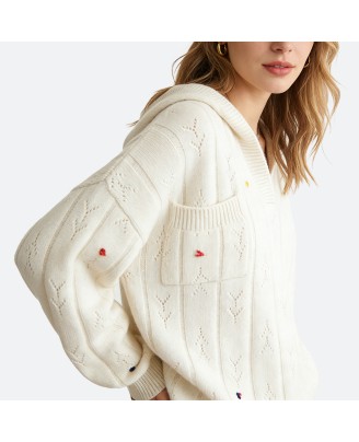 Colorful 3D Pullover Sweater