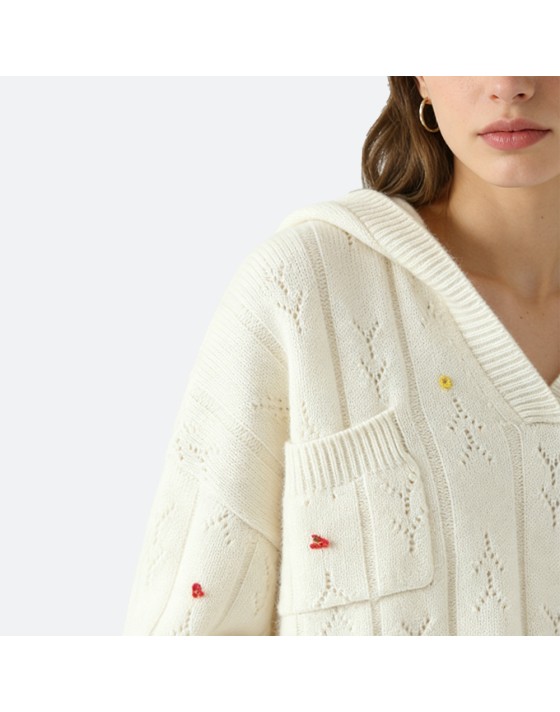 Colorful 3D Pullover Sweater