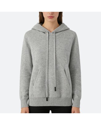 Fashion Knit Casual Hoodie