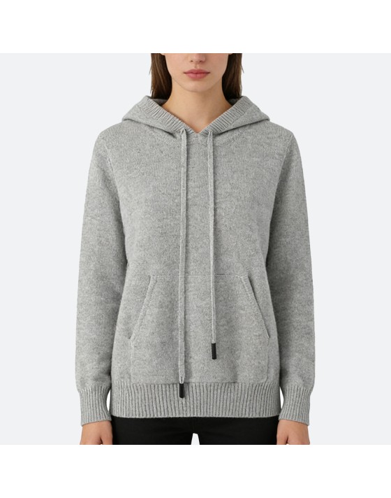 Fashion Knit Casual Hoodie
